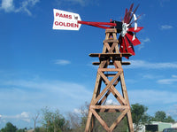 Deluxe Aeration Wood Windmill