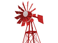 Powder Coated 24 ft Windmill Aeration System